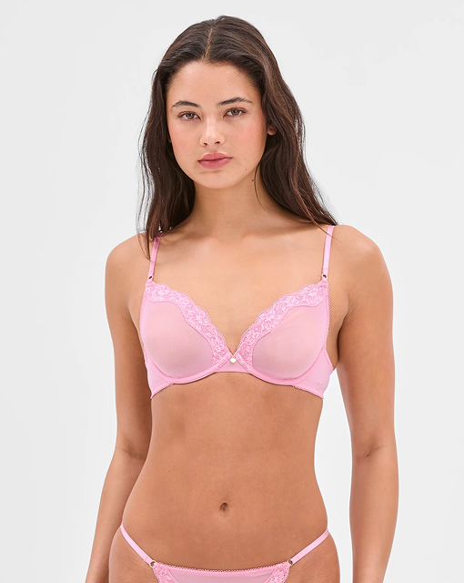 Lily Loves kylie mesh plunge underwire bra