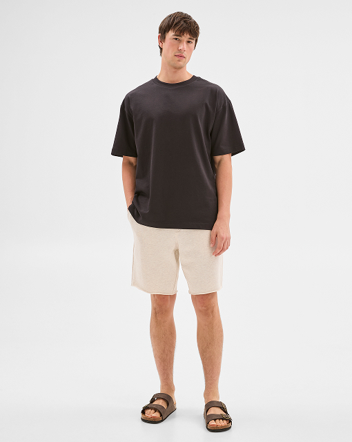 Commons cotton washed fleece shorts