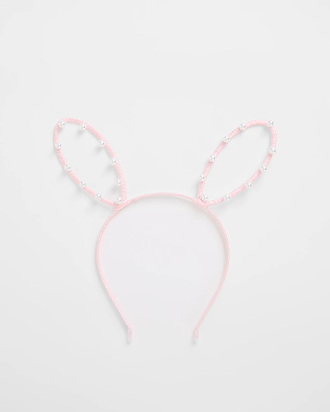 Kids' faux pearl bunny ears headband
