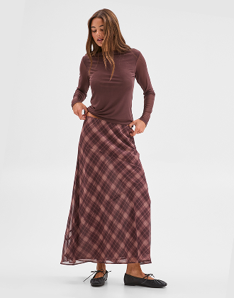 Lily Loves georgette maxi skirt