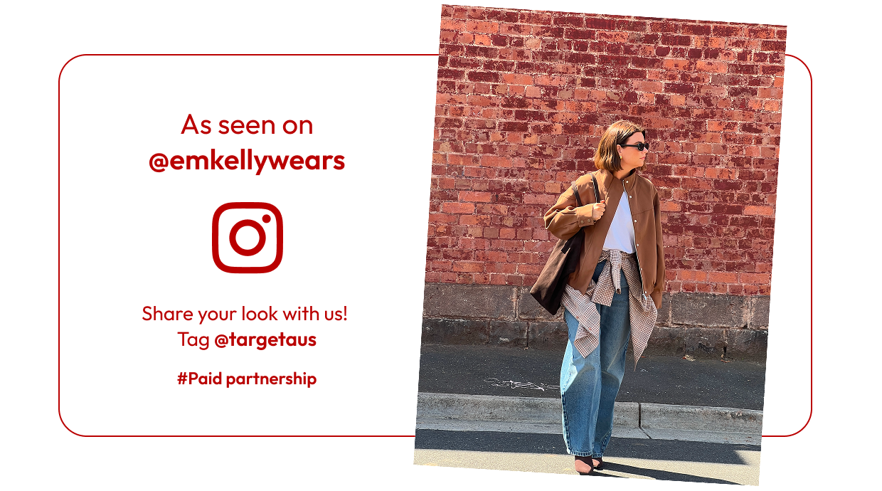 Share your look with us! Tag @targetaus