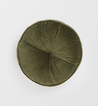 Velvet round cushion 