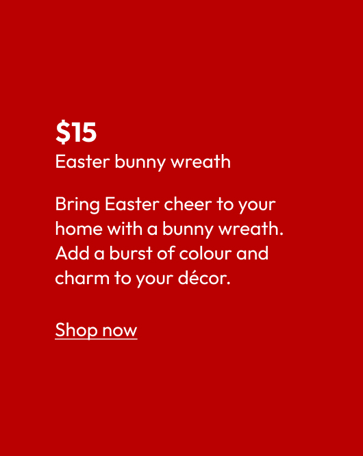 Easter bunny wreath
