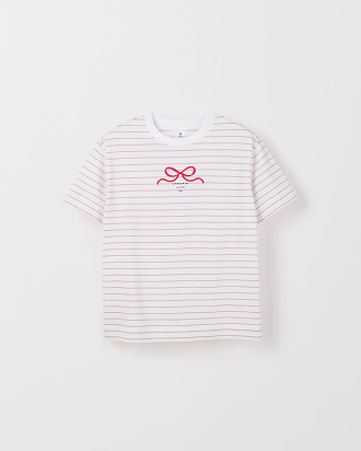 Girls 7-16 Australian Cotton longline print t-shirt