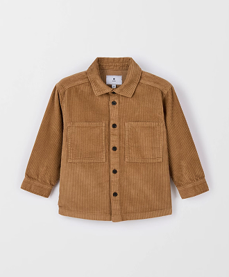 Cord oversized shacket