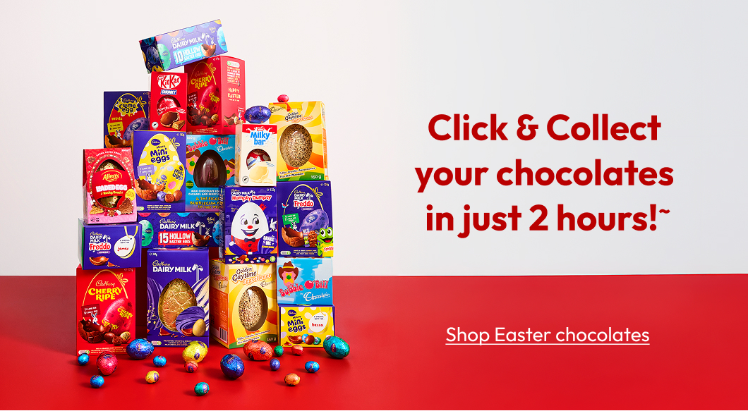Click & Collect your chocolates in just 2 hours!