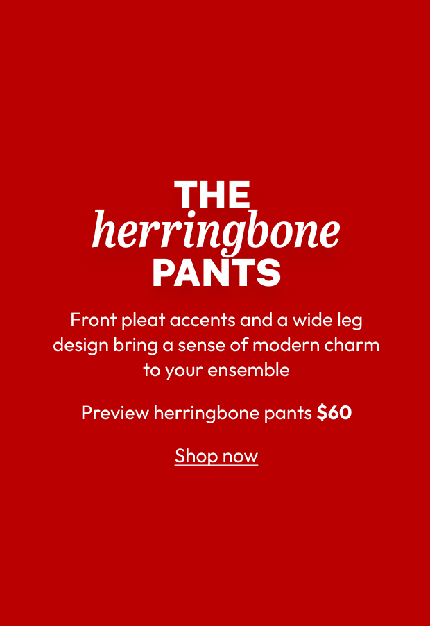 Preview herringbone pants