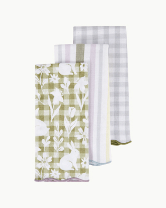 3 Pack Easter tea towels