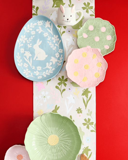 Embossed Easter Serving Plate