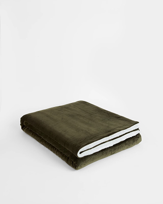 Fleece sherpa blanket QB/KB