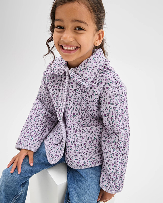 Girls 1-8 Australian Cotton quilted jacket
