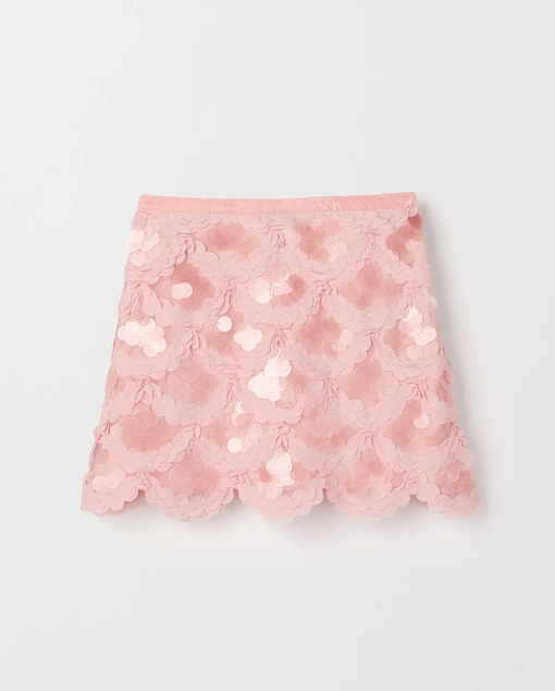 Girls 7-16 sequin occasion skirt