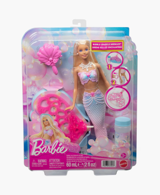 Barbie Bubble Sparkle Mermaid Doll#