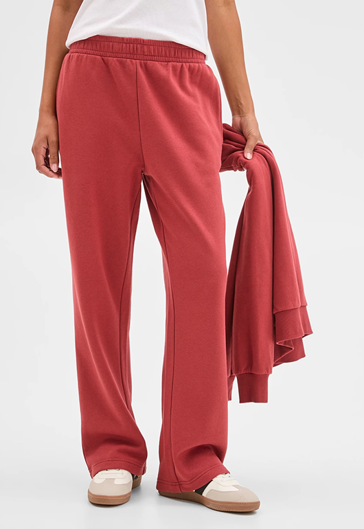 Australian Cotton blend straight leg fleece trackpants