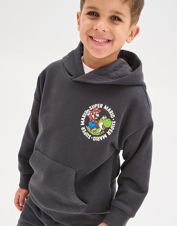 Super Mario Australian Cotton Blend Hoodie