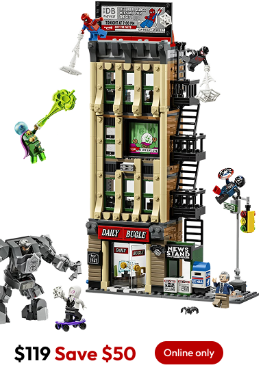 LEGO® Super Heroes Marvel Spider-Man vs. Mysterio: The Daily Bugle 76342 (online only)