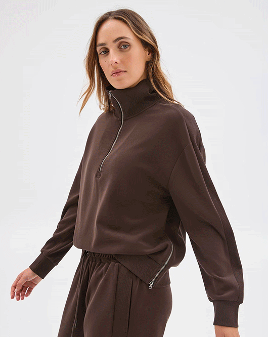 Active movement 1/4 zip sweat