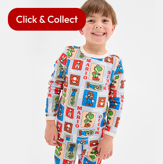 Australian Cotton Younger Boys PJ Set. Size 1-8