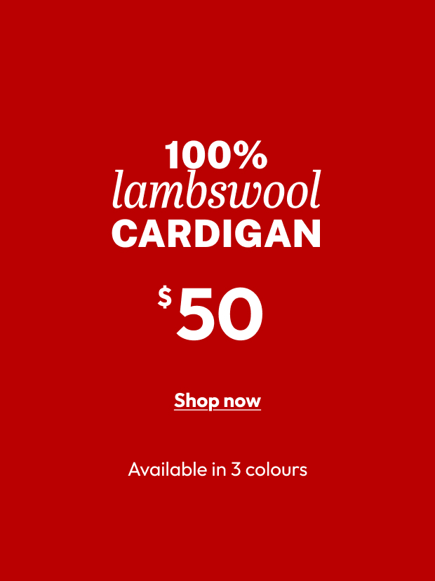 100% lambswool CARDIGAN