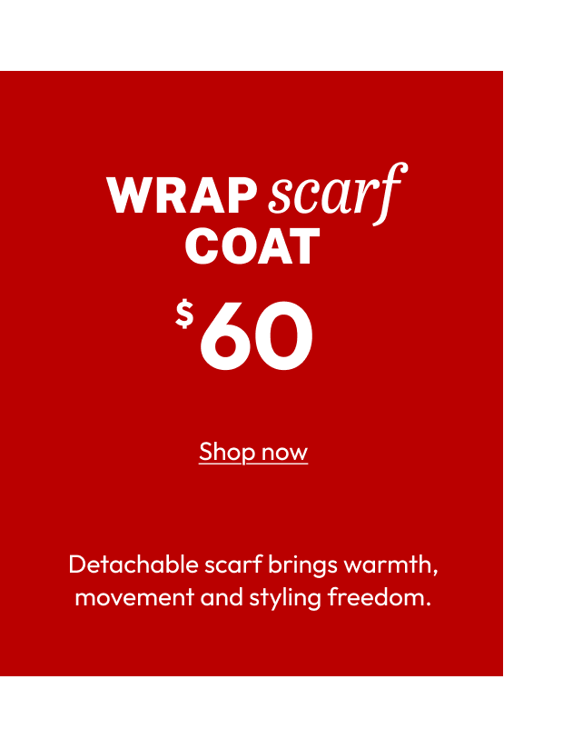 WRAP scarf COAT