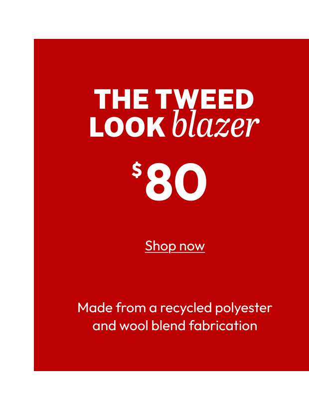 THE TWEED LOOK blazer