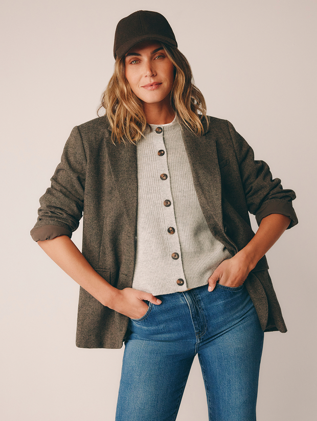 THE TWEED LOOK blazer