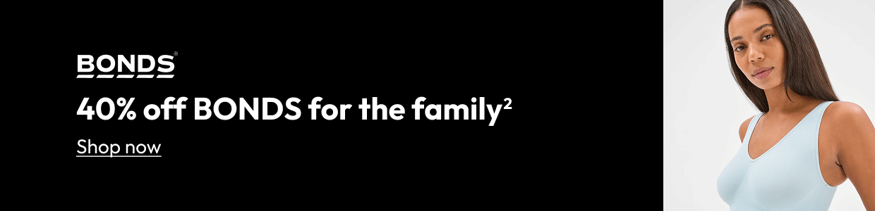 40% off BONDS for the family