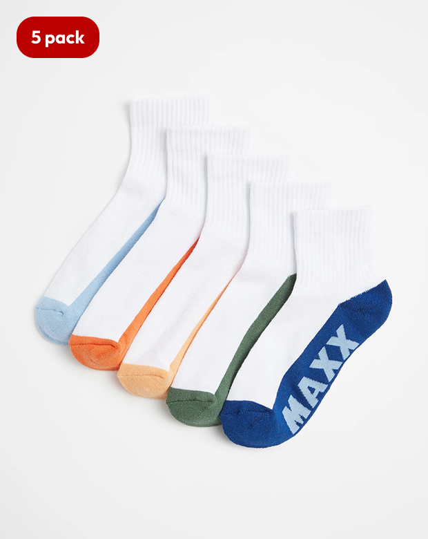 Maxx quarter crew socks