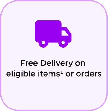 Free Delivery on eligible items or orders