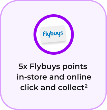 5x Flybuys points in-store and online click and collect