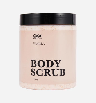 OXX bodycare vanilla body scrub 450g 