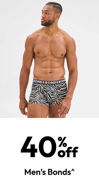 40% off Men’s Bonds^