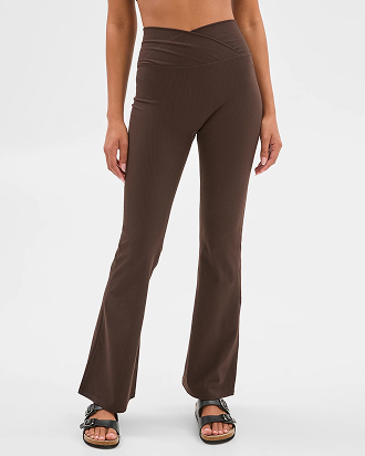 Active studio soft rib flare pants
