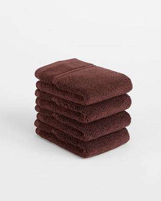 Luxury Egyptian Cotton pile face washer 4 pack