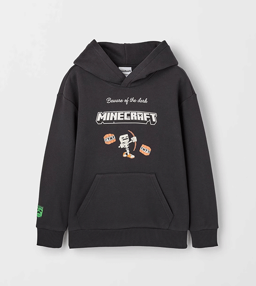 Minecraft popover hoodie. Size 7-16