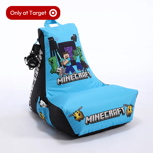 Minecraft high back bean bag cover
