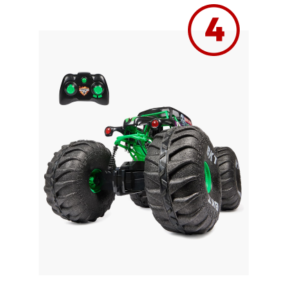 Monster Jam Official Mega Grave Digger All-Terrain 1:6 Scale Remote Control Monster Truck