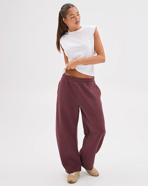 Bow leg trackpant