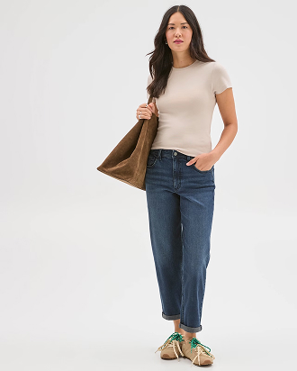 Courtney mid rise girlfriend denim jeans