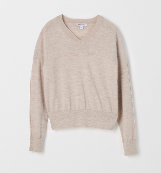 Preview Women's 100% Merino v-neck knit