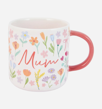 Mum floral mug