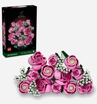 LEGO® Botanicals bouquet of pink roses 10374