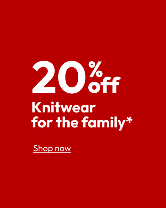 20% off Knitwear for the family2