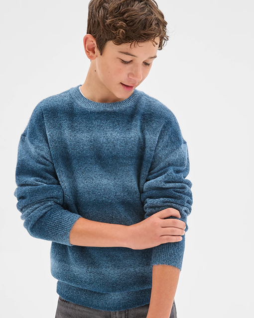 Long sleeve crew neck knit jumper