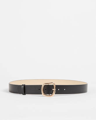 Wavy buckle  jean belt