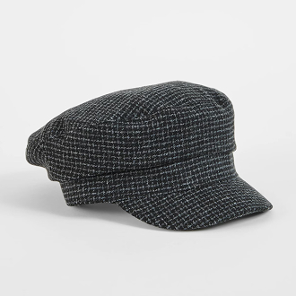 Check baker boy cap