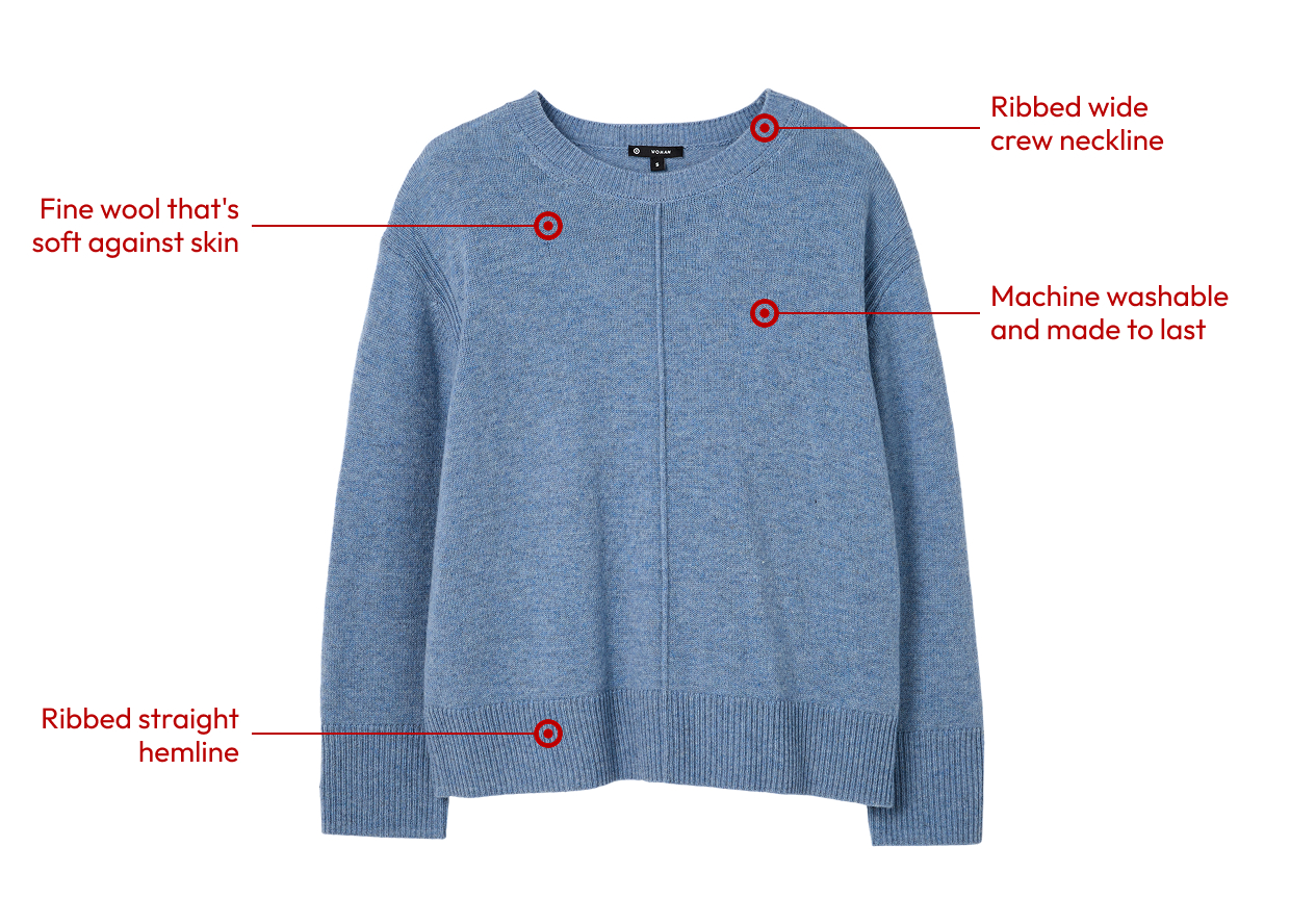 Australian Lambswool Long Sleeve Jumper