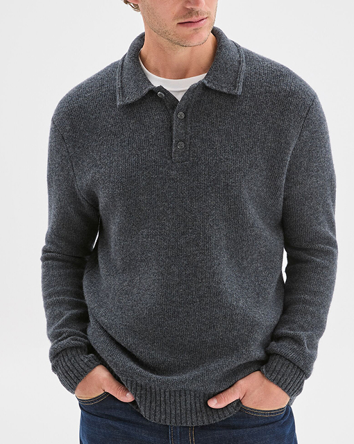 Australian lambswool polo*