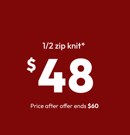 1/2 zip knit*