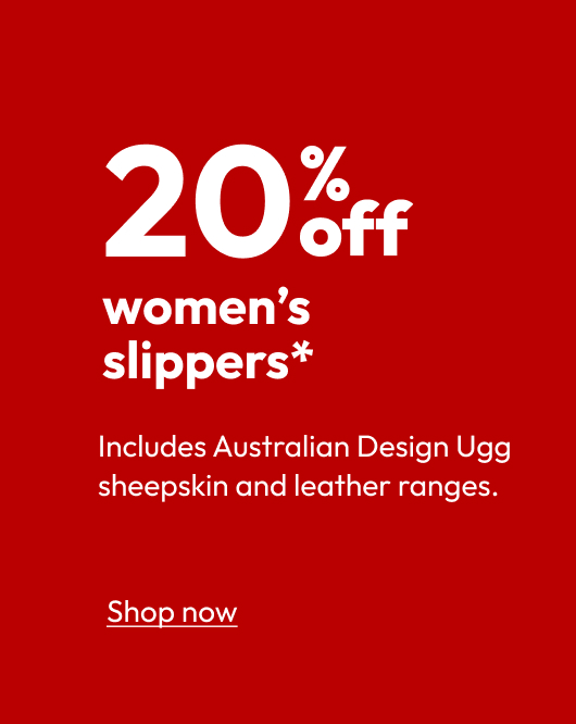 20% off women’s slippers*